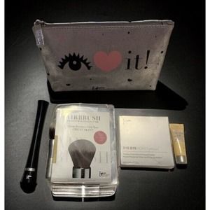 IT COSMETICS Bye Bye Pores Pressed + Superhero Mascara + Gel Lotion + Brush 101